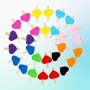 칼라 걸이 원목 노끈 사진 액자 엽서 인테리어 집게