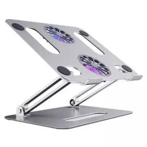 디알고 알루미늄 노트북 거치대 쿨러 NTS04FAN 실버