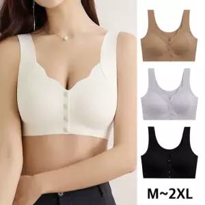 앞후크브라 노와이어 심리스 앞버튼 볼륨업 뽕브라 브라렛 브라탑