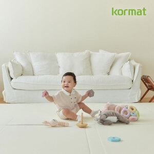 Kormat 고밀도폼 접이식 폴더매트 5단 140x250 두께4cm /층간소음방지 유아 놀이방매트