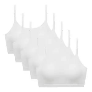 일체형패드 브라탑 5매세트 밤부모달 노와이어 빅사이즈 브라 브라렛