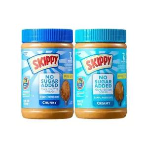 스키피 땅콩버터 노슈가 크리미 454g 총2개