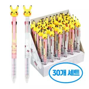 포켓몬스터 마스코트 3색 볼펜 v2 30개 세트 멀티펜 피카츄