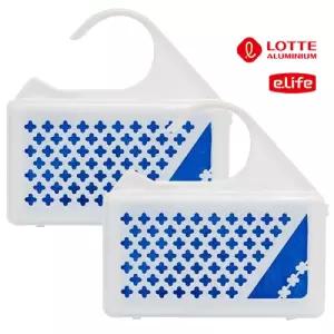 롯데이라이프 옷장용 방충제 2개입 라벤더향/좀벌레약/벌레/퇴치/옷장/퇴치제/기피제/돈벌레/해충약/해충