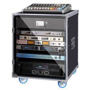 오디오 랙케이스 이동식 박스 공연 콘솔 케이스 스피커 엠프 상자