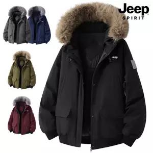 지프 JEEP SPIRIT 패딩 점퍼 후드 집업 모자퍼집업 캠핑점퍼 방수 자켓 아웃도어 패딩 방한 등산 남성 여성 커플 JP2005