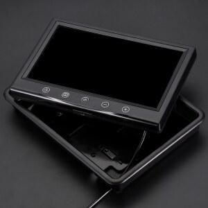 9인치 TFT 자동차 모니터 베 우선 트럭 쿼드 BNC 모니터 고해상도 디스플레이