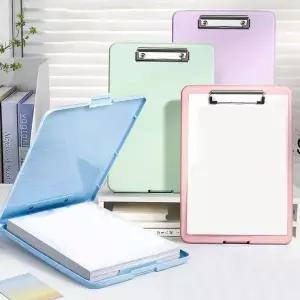 방수 ZS29PW88 플라스틱 서류철 A4 클립보드 결재판 컬러 파일정리함 메뉴판 사무용 아이템