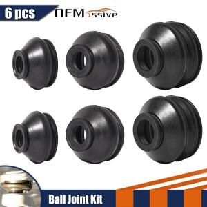 범용 턴 투 로드 암 볼 조인트 헤드 방진 고무 커버 트랙 자동차 서스펜션 스티어링 부품 액세서리 6 개