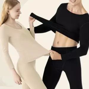 [하프클럽/]남자 내의 남녀 방한 여자 겨울 기모 내복 상하의세트