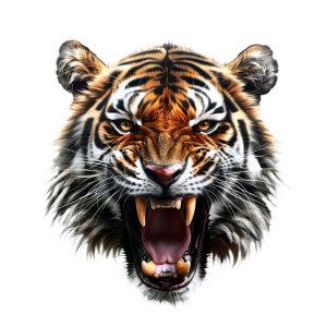 차량용 호랑이스티커 자동차 바이크 데칼 포인트스티커 스크래치커버 S