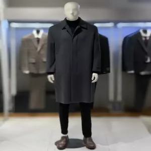 [트루젠] 트루젠 (역시즌) 그레이 발마칸 캐시미어블렌드 핸드메이드롱코트 2244CL210430