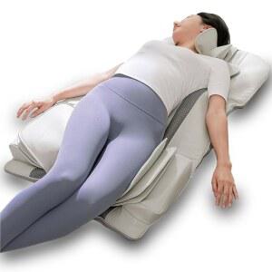 열이 있는 DR. WELL 전신 에어핏 오토 스트레칭 마사지 매트. 목, 허리, 엉덩이, 이완. 22개의 에어 셀, 7가지 모드 및 5가지 강도 레벨. 접이식 휴대용 매트리스.