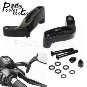 할리 백미러 알루미늄  오토바이 미러 라이저 확장 브래킷  할리 다이나 소프테일 팻 보이 브레이크 아웃