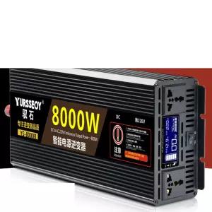 차량용 인버터 컨버터 차박 캠핑 트럭 전력 변환 기계 인버터 - 8000W 220V 24V