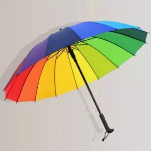 16k 레인보우 아동 무지개 어린이 안전 신호등 우산 고급장우산 장마우산