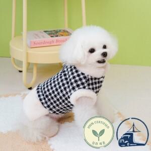 소형견용 린넨 코튼 코트 겨울 따뜻하고 두껍고 방풍 기능이 있어 테디 비숑 애완동물 고양이에게 적합합니