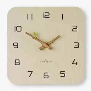 사각 나뭇잎 벽시계 (Square Leaf Clock)사각형벽시계 집들이선물 결혼선물 이사