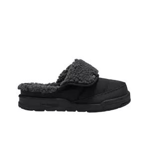 [하프클럽/뉴발란스]국내배송 뉴발란스 퍼플리 블랙 털슬리퍼 패딩슬리퍼 S