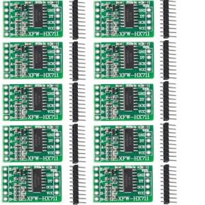 510PCS HX711 로드셀 증폭기 브레이크아웃 중량 계량 센서 Ad 모듈 마이크로컨트롤러용 아날로그-디지털 변