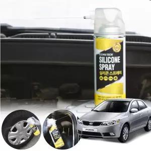 포르테 크린텍 실리콘 스프레이 420ml 내장재색상복원 고무경화방지 타이어광택