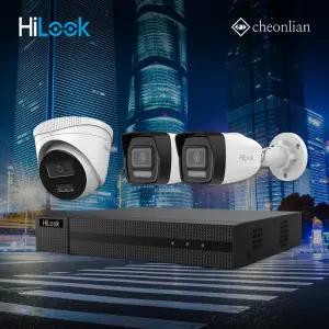 하이룩 600만화소 IP 야간컬러 실내 1대+실외 2대+4채널 POE NVR CCTV세트