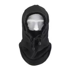 [골드스마일]남자 방한 후드넥워머 기모 모자 블랙 1개 입 목워머 안면마스크