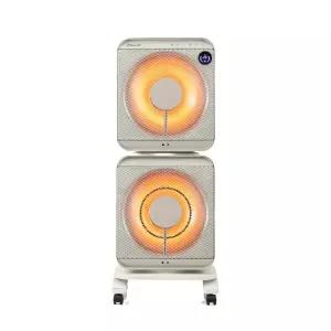 신일 2구 하이라이트 에코팬 큐브히터 SEH-F1500HLB 베이지