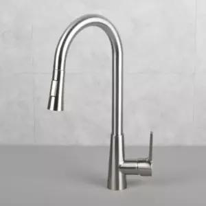 아미체볼레 싱크대수전 거위목 씽크대 주방 수도꼭지 무광 헤드 코브라 셀프교체