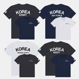 국내생산 쿨론 로카티 육군 공군 해병대 해군 군인반팔티