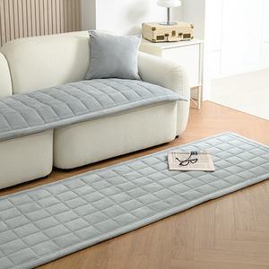 쇼파패드4인용 2 3 6 인용 돌쇼파 극세사 국산 5컬러 토퍼 매트