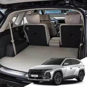 투싼NX4 본투로드 하이브 가죽 퀼팅 자동차 트렁크매트 전차종 호환 바닥만