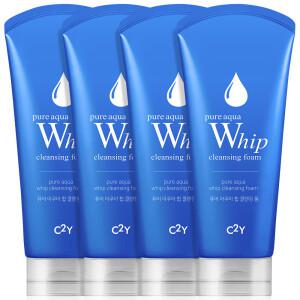 (500만 국민 클렌징폼)C2Y 아쿠아 휩 폼클렌징 120ml 4개