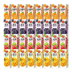 델몬트 드링크4종 혼합(사과,망고,포도,오렌지)x8 총32팩
