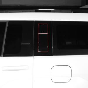 디 올뉴 싼타페 MX5 튜닝 C필러 커버 블랙 카본 몰딩