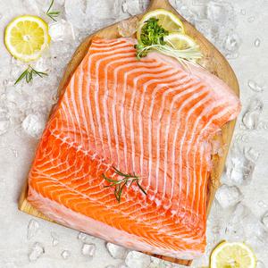 노르웨이 생연어 몸뱃살 필렛 1kg 슈페리어등급