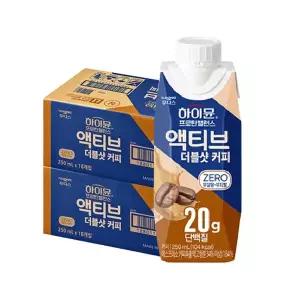하이뮨 프로틴 밸런스 액티브 커피 250ml, 18입, 2개