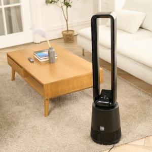 일렉트로지 2IN1 날개없는 타워형 공기청정 저소음 선풍기