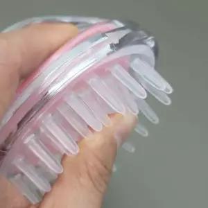 머리 감는 솔 두피 마사지 샴푸 브러쉬 지압기 빗 지압기