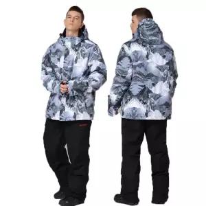 남자 여자 스키복 남성 여성 보드복 세트 겨울 따뜻한 방수 코트와 바지 바람막이 야외 스포츠 스노우 스키