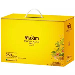 맥심 선물세트 모카 골드 마일드 커피믹스(선물용), 250개입
