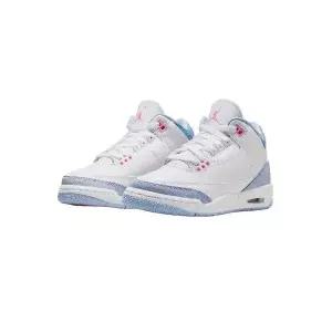 [나이키]JORDAN 에어 조던 3 레트로 GG - 화이트/PINK 핑크 GLOW-COBALT BLISS 매장정품 247160