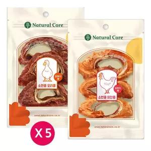 네츄럴코어 소연골 오리/치킨롤 65g x 5개 애견간식