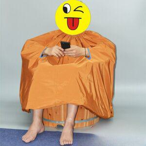 좌훈 치마 좌욕기 반신욕 땀복 훈증 전신복 스커트 후드 가운 가정용 업소 사우나