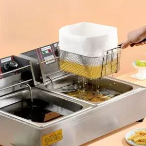 식용유 정제 여과지 필터 다회 재사용 기름 튀김 전용 10개