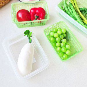 채반 밀폐 용기 1380ml 1P 바구니 냉장고 정리 야채통