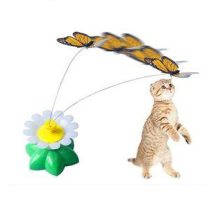 고양이 자동 움직이는 나비 장난감 파리 퇴치용 놀이용품 실내 겸용