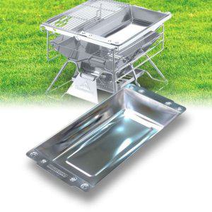 중형 스테인리스 전골팬 캠핑용 라면 조리냄비 다목적 조리기구