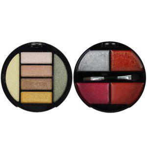 6가지 색상 아이섀도우 4가지 색상 립 팔레트 1001호