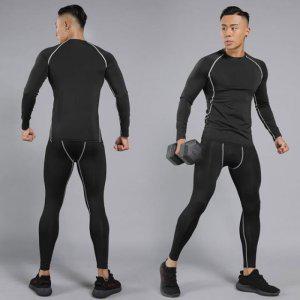 상하세트 남성 남자운동복 헬스타이즈 런닝 레깅